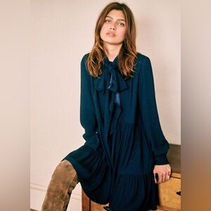 Sézane Selena Dress Marine